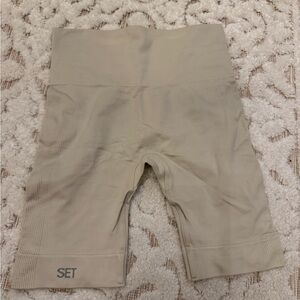 SET Active Tan Bike Shorts